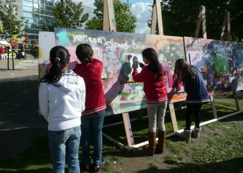 Graffiti feestje bij AlmeerseGraffiti.nl