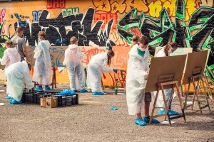 kinderfeestje graffiti hengelo