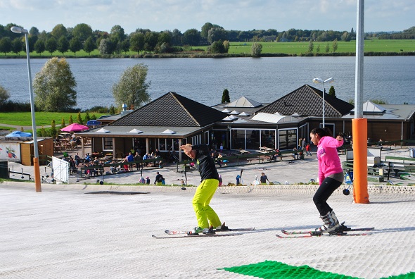 Skifeestje in Nieuwegein